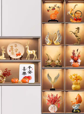 轻奢高档电视柜酒柜装饰品摆件