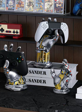 创意机械手游戏手柄支架摆件