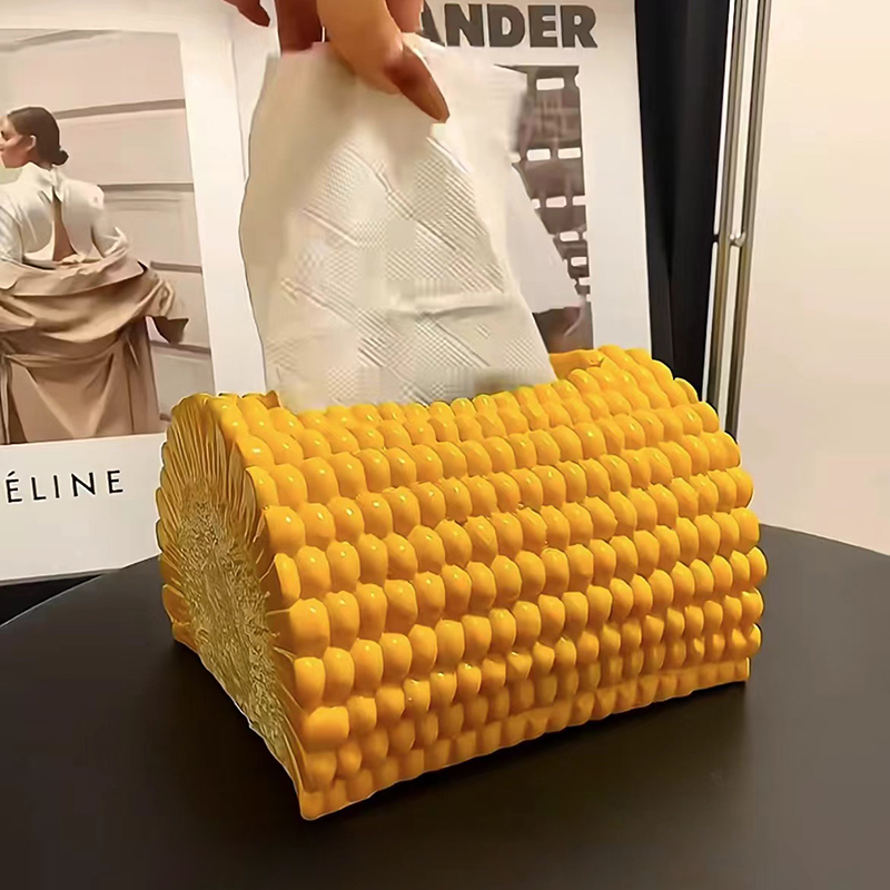 玉米纸巾盒轻奢高档家用客厅