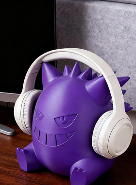 创意耿鬼耳机支架挂架摆件卧室