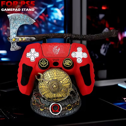 战神游戏周边手柄支架桌面装饰品摆件PS5/PS4/XBOX通用底座展示架