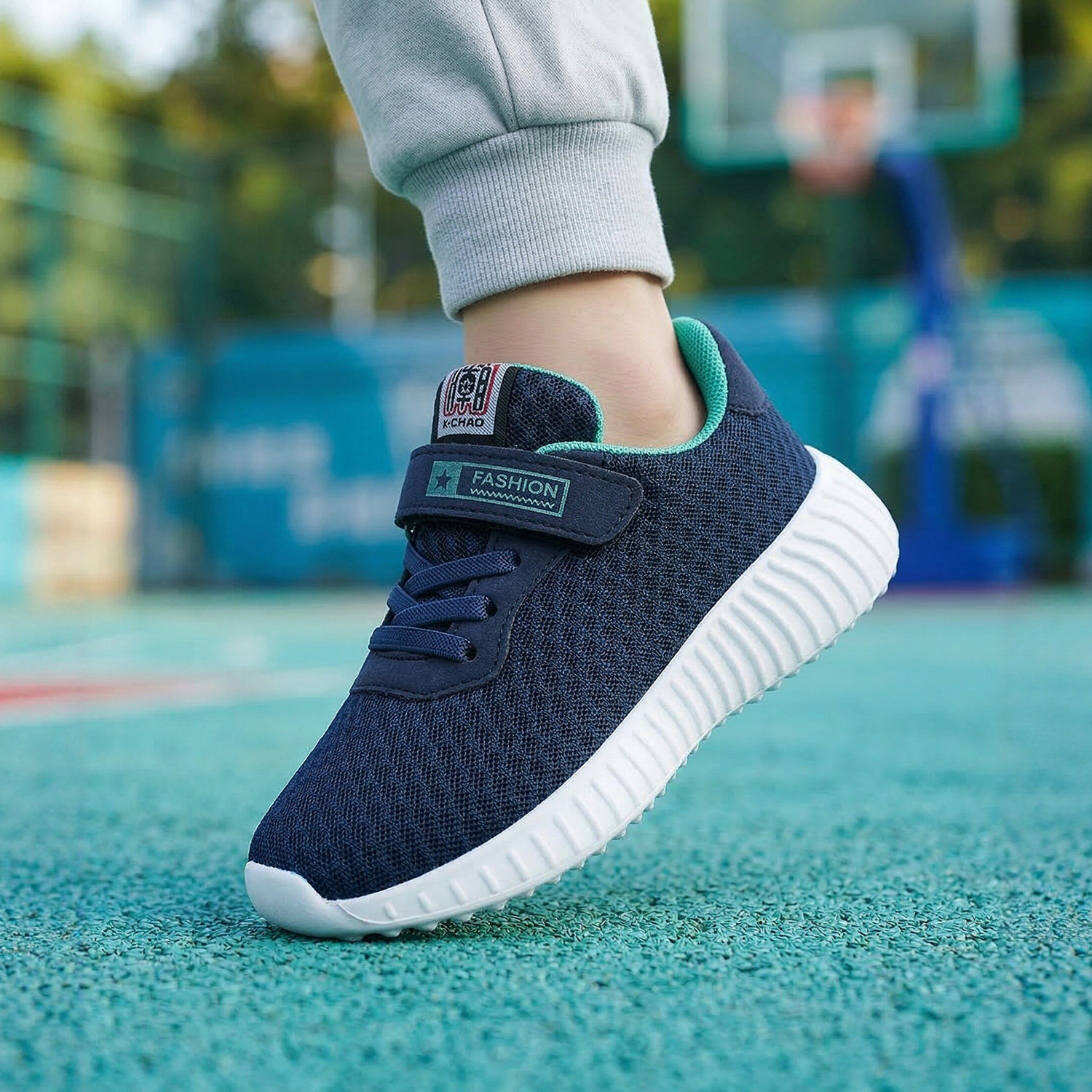 2026新款儿童运动鞋春款男童网面鞋透气舒适轻便减震小学生休闲鞋