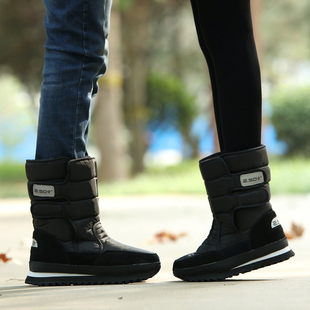 中筒棉靴子防水防滑加厚保暖雪地靴舒适情侣鞋 男女雪地鞋 冬季 新款