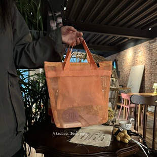 健身房洗漱包!四季日常沥水防水胶网沐浴露洗发水便携游池冲澡包