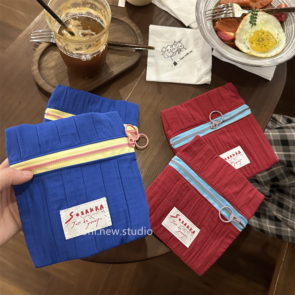 小特别～韩系小号化妆包小样眼药水口红收纳袋零钱银行卡手拿包