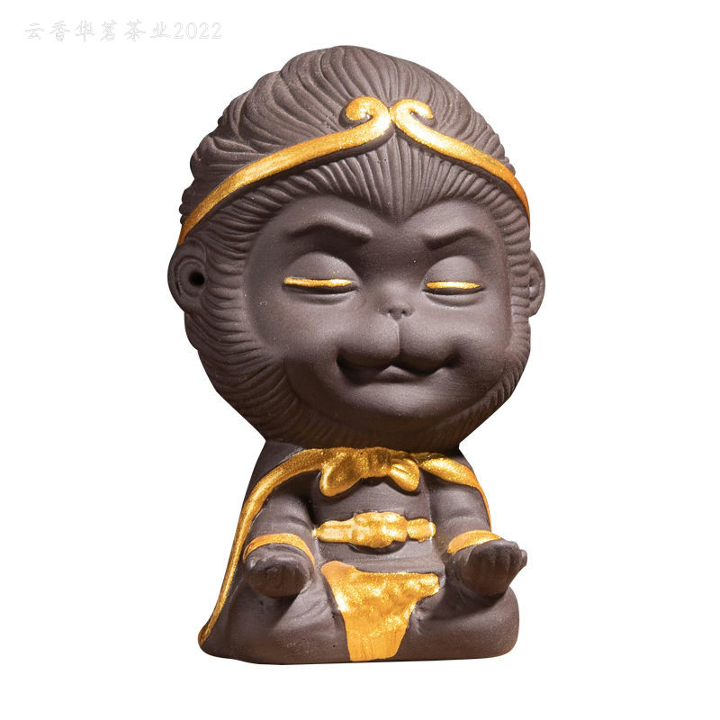 大话西游至尊宝悟空茶宠茶玩摆件装饰品茶道茶具配件饰品茶道配件