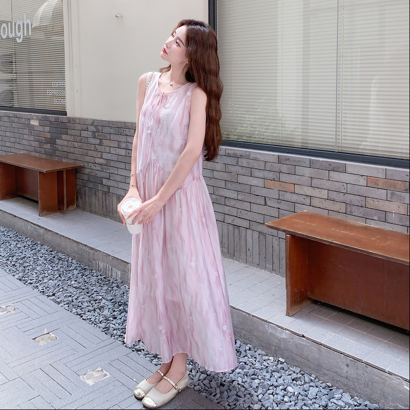 发货出2026夏季新款无袖连衣裙6022-P125-K188,女装连衣裙,浙宝005