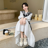 独特漂亮马甲连衣裙女开春穿搭2025超火高级感减龄遮肚，女装连衣裙，浙宝005