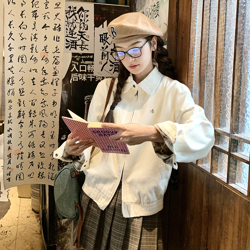 好数据现货2026春季翻领学院风夹克短外套0059973P125-K178,商品下架区,浙宝005