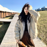 【现货】毛领连帽棉服2025冬季加厚保暖棉衣005-8090-P255-K378，女装棉衣/棉服，浙宝005