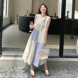 【现货】数据好蓝白拼接小众连衣裙0059922P125K188，女装连衣裙，浙宝005