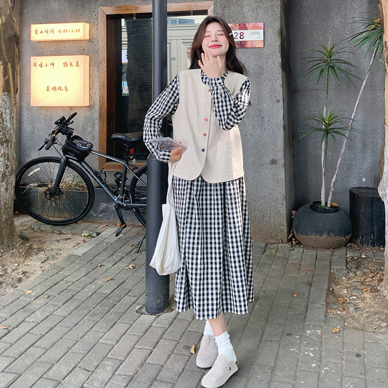 出大货足2026秋季新款套装连衣裙9976P155K228,女装连衣裙,浙宝005