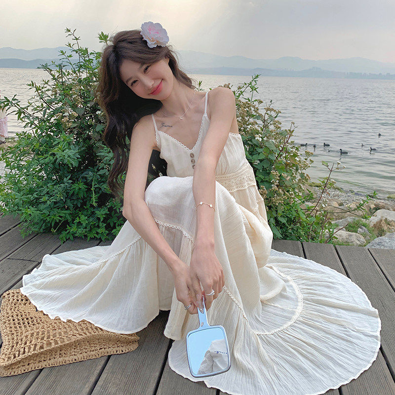 【大货足】2026新款吊带连衣裙2B0639903P135-K198,女装连衣裙,浙宝005