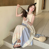 【现货】数据好蓝白拼接小众连衣裙0059922P125K188，女装连衣裙，浙宝005