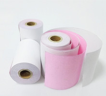 Игла принтер 75x60 Тройная бумага 100 рулонов однослойная бумага Двухсторонняя без углерода 76-мм супермаркета