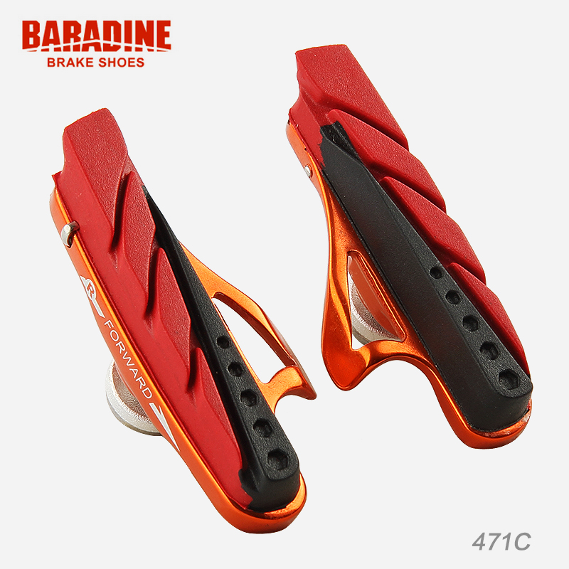 Baradine永杰公路车刹车胶C刹夹器可替换片刹车片静音闸皮块471C