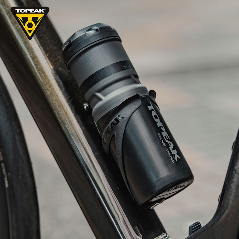 TOPEAK自行车工具罐硬壳车架包便携式水壶架储物盒骑行维修收纳包