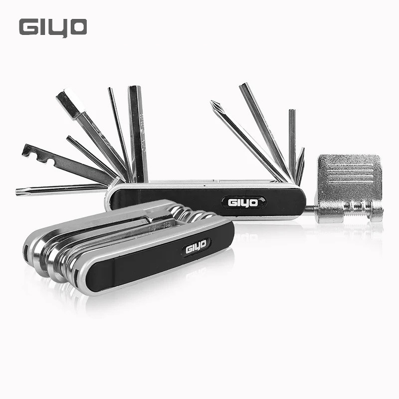 GIYO多功能组合修车工具公路山地自行车维修工具内六角扳手截链器