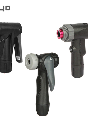 GIYO气嘴头打气筒头修补配件亚瑞德Airace自行车双头聪明嘴法美英