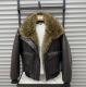 新款 男士 座山雕PU皮衣冬季 皮毛一体保暖加厚皮夹克商务高端棉服男