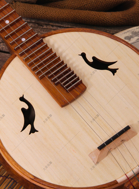 刺猬紫檀沐儿童初学小阮咸琴乐器小学民乐团附调音配件WS-8802XRT