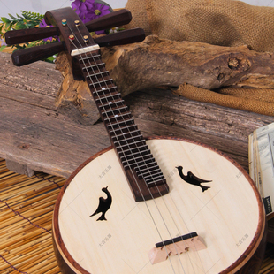 鸡翅木高音小阮咸琴乐器小学民乐社团初学附赠送配件WS-8602GZT