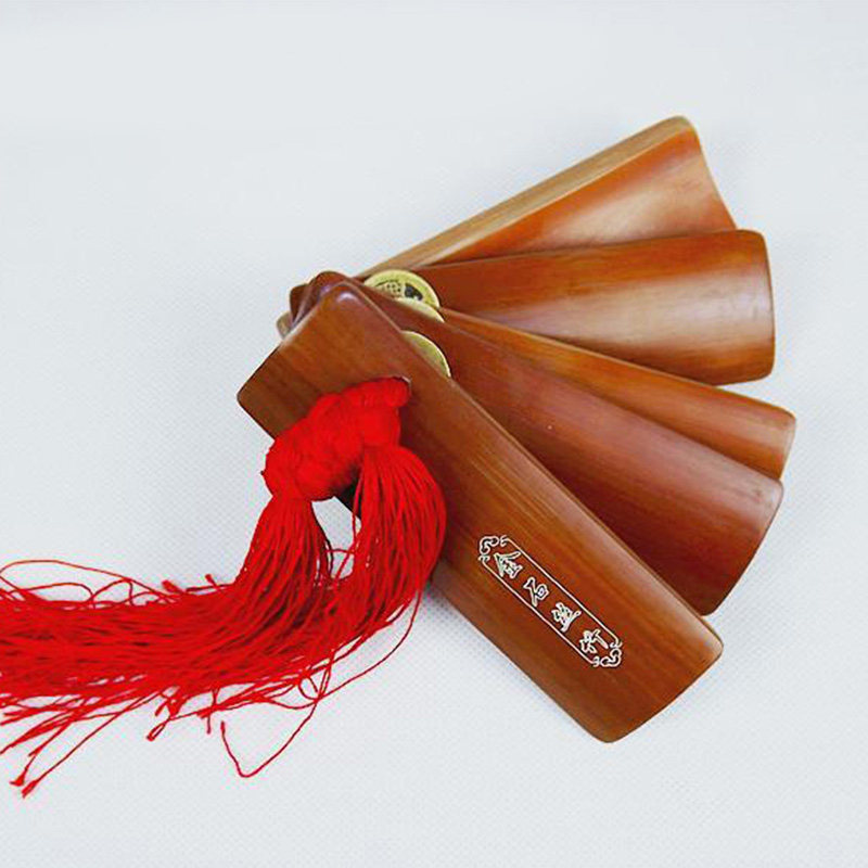 传统手工制作老竹材质快板数来宝专业曲艺舞台演奏成人竹板梵巢牌