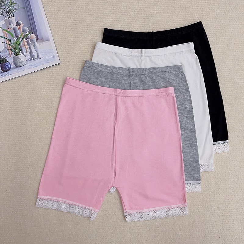 女童安全裤少女儿童夏季四角短裤三分裤莫代尔中大童保险裤防走光