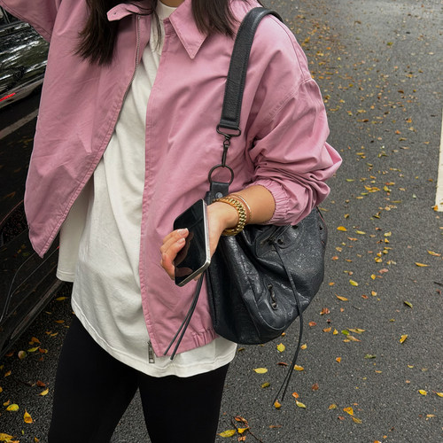 秋季新款纯棉宽松夹克外套女