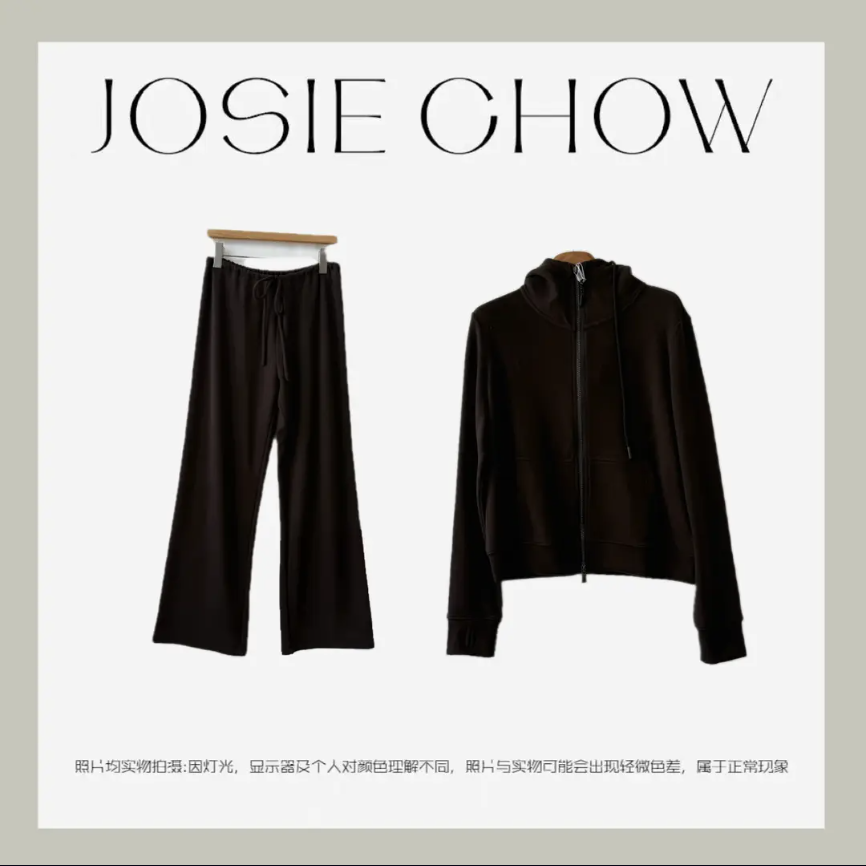 JOSIE CHOW【软糯糯套装】女款秋冬极简高级轻奢风套装。RL963183