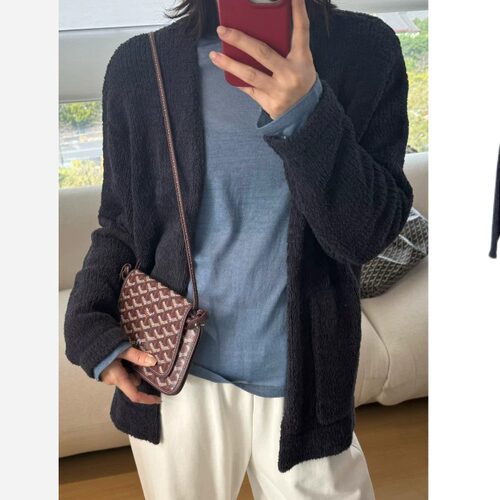 JOSIE CHOW【随性】2026春新款休闲慵懒真丝棉开衫风衣JC422360