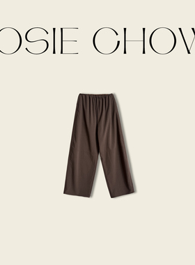 JOSIE CHOW【北欧裤】夏季新款老钱风宽松阔腿休闲裤子女JC422121