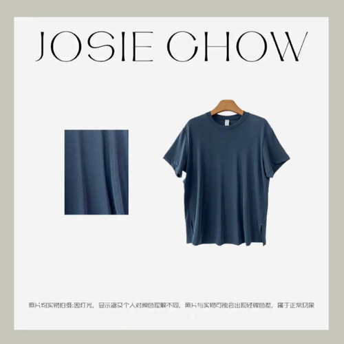 JOSIE CHOW【垂感T】女款春夏短袖垂感宽松短T恤。LL190151