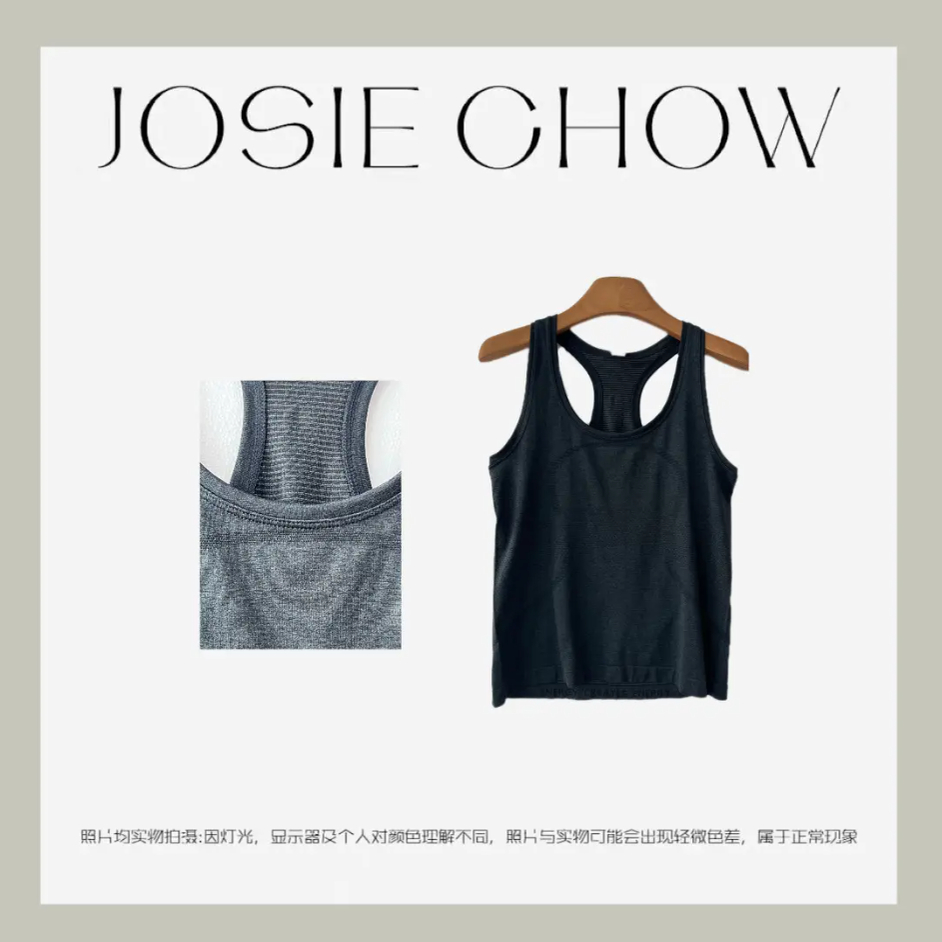 JOSIE CHOW【工字背心】女款春夏休闲运动轻奢风背心。LL901138