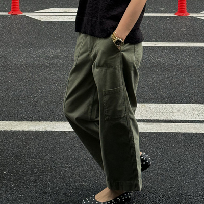 夏季新款直筒工装裤宽松休闲裤子