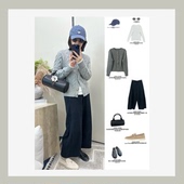 CHOW 山本风 秋冬新款 JOSIE 立裁老钱调性羊毛萝卜裤 JC732528