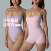 轻奢 欧美辣妹风蕾丝边可调节连体衣紧身内搭背心塑身衣女