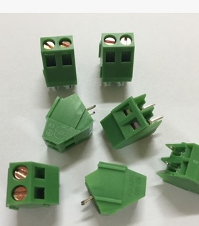 KEFA科发接线端子螺钉式PCB接线端子KF103-2P 5.0MM间距绿色拼接