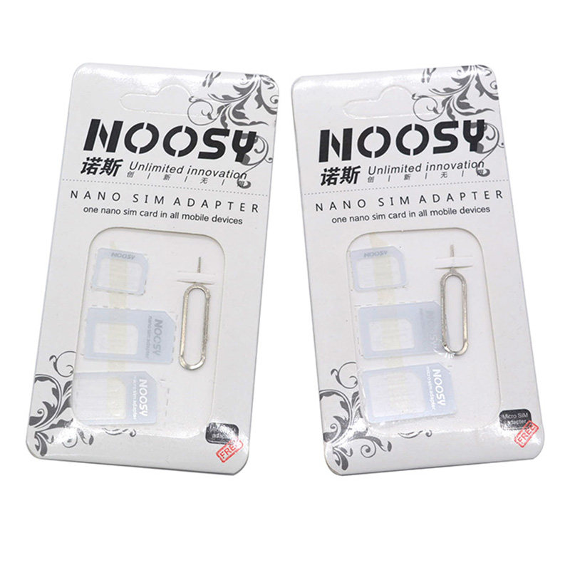 4件套 nano SIM还原卡套 大中小卡托卡槽 智能手机通用万能取卡针