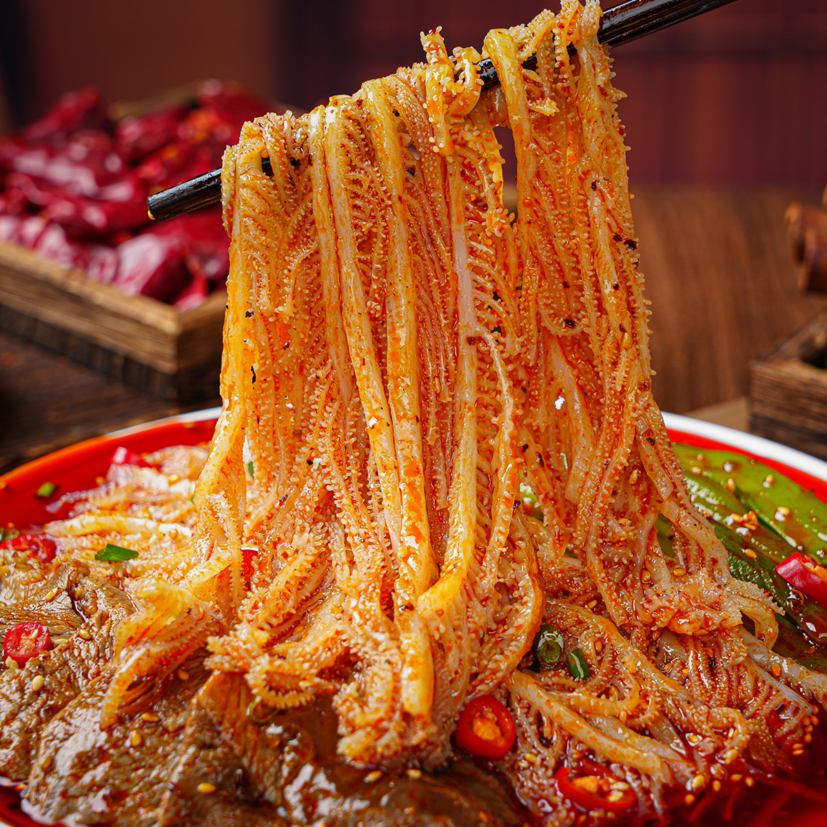 冷吃千層肚牛肉貢菜開袋即食