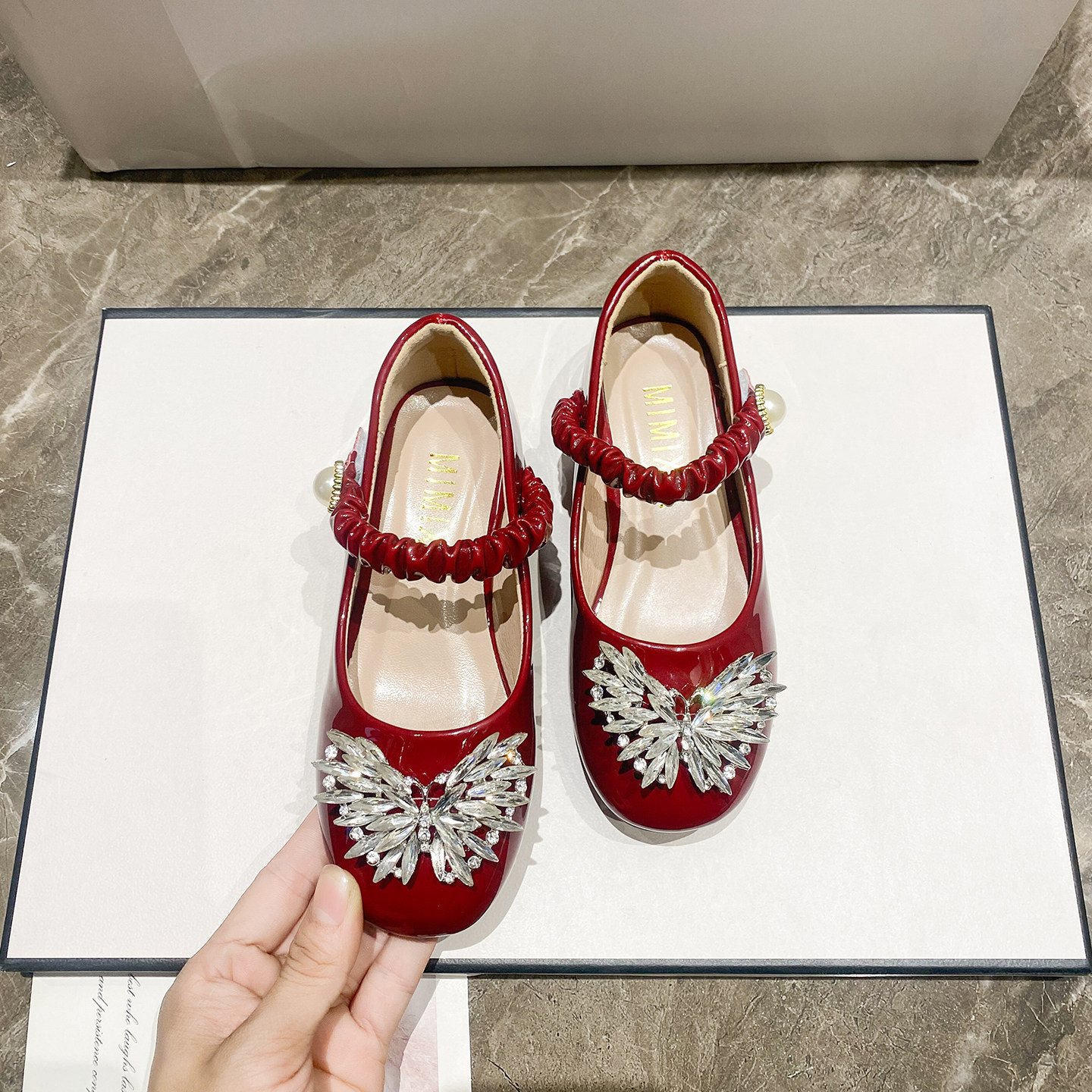 女童高跟水晶鞋2026新品儿童公主鞋配礼服水钻单鞋小女孩演出皮鞋,童鞋/婴儿鞋/亲子鞋,皮鞋,淘宝优惠券,粉丝福利购,淘宝优惠卷