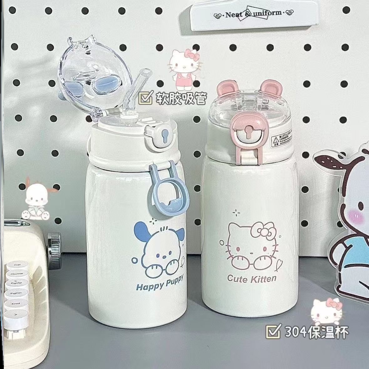 保温杯宿舍不锈钢焖茶泡茶口袋成人高端高颜值咖啡杯老式经典红色