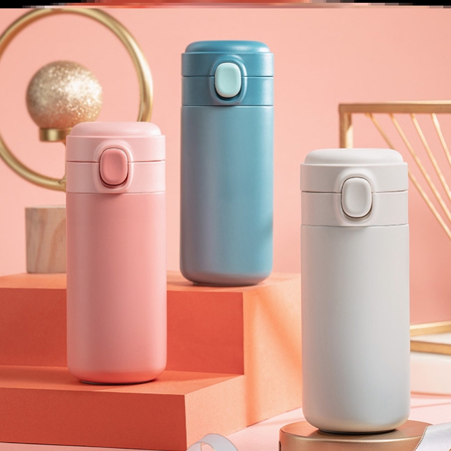 保温杯吸管饮水非陶瓷玻璃内胆宿舍红色情侣保温壶老式经典户外