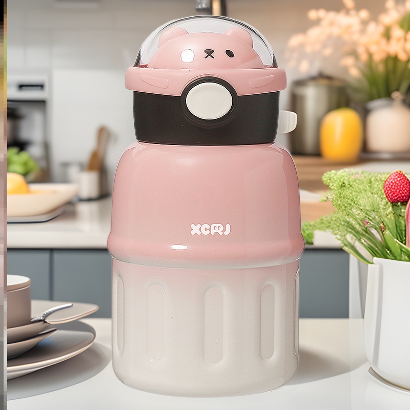 保温杯宿舍不锈钢焖茶泡茶口袋成人高端高颜值咖啡杯老式经典红色