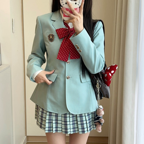 jk外套西服校供百搭收腰jk西服