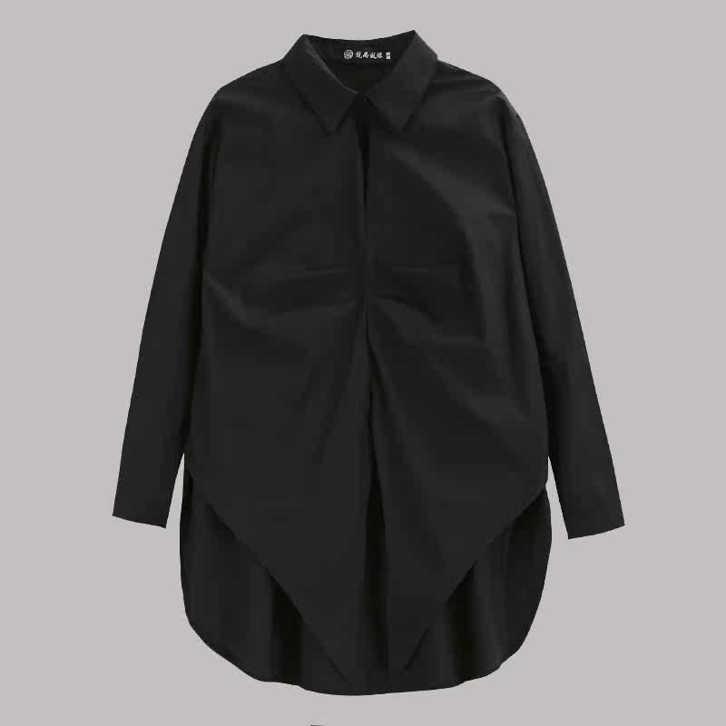 原创山本耀司风格衬衣发型设计师潮装暗黑日系阔版休闲大码衬衫男|msdalam kategori Pakaian Lelaki, shirt - dari Buy2taobao.com untuk memberikan perkhidmatan ejen Taobao profesional membeli