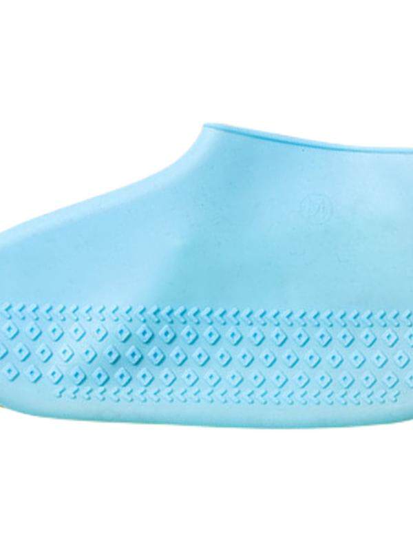 RAIN BOOTS WOMENS MENS WATERPROOF ANTI-SLIP THICKENED WEAR-RESISTANT RAIN BOOT COVER ZHENGYU CHILDRENS GALOSE SILICONE RAIN BOOT COVER WATER SHOES