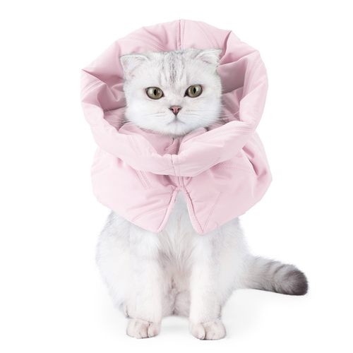 猫咪伊丽莎白圈绝育术后防舔脖套英短轻便头套软萌耻辱圈小狗围脖