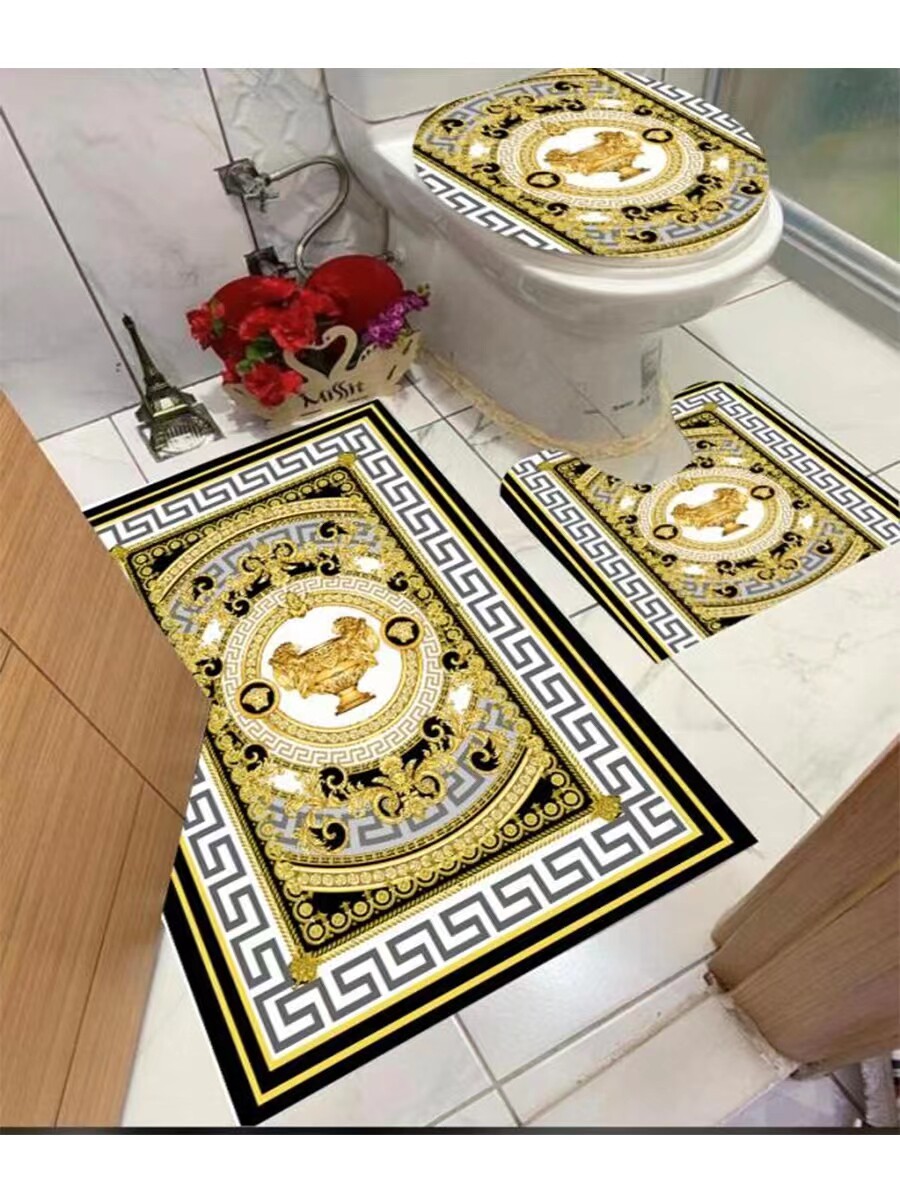 欧式卫生间门口足踏防水防滑地垫