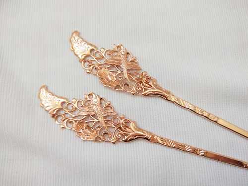 复原款花鸟发簪唐风供养人仿文物